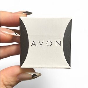 Avon Script Initial Charm Box - White